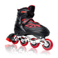 Cockatoo Urban Flow Adjustable 4-Wheel Inline Quad Roller Skates|64mm, Size-S