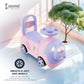 Cockatoo-Kids Baby Bunny Swing Car for Kids | With LED Lights, Music | 1-3 Years| Upto 25kg-Pink