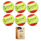 Cokatoo Tennis Ball |Cricket Ball| Light Ball for Cricket Tournament| Pack Of 6