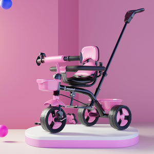 Cockatoo Star Cruise Tricycle for Kids 2-5 Yrs|Tricycle with Parental Control & Push Handle| Upto 50Kg