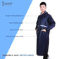 Cockatoo RNCT-02 Oxford Material Rain Coat| Overcoat Raincoat for Men & Women| Navy