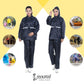 Cockatoo RNCT-01 Rain Coat with Pant | Oxford Material Rain Coat for Men & Women| Navy
