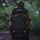 Cockatoo Victory Summit 75L Rucksack Trek Bag | With Rain Cover| Waterproof | Black