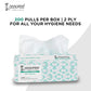 Cockatoo Soft-Touch 2Ply Facial Tissue| Napkins Paper Tissue for Travel & Outdoors | 200 Pulls (Pack of 3)