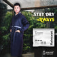 Cockatoo RNCT-02 Oxford Material Rain Coat| Overcoat Raincoat for Men & Women| Navy