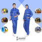 Cockatoo RNCT-01 Rain Coat with Pant | Oxford Material Rain Coat for Men & Women| Blue