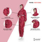 Cockatoo RNCT-01 Rain Coat with Pant | Oxford Material Rain Coat for Men & Women| Red