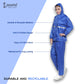 Cockatoo RNCT-01 Rain Coat with Pant | Oxford Material Rain Coat for Men & Women| Blue