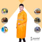 Cockatoo RNCT-02 Oxford Material Rain Coat| Overcoat Raincoat for Men & Women| Orange