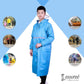 Cockatoo RNCT-02 Oxford Material Rain Coat| Overcoat Raincoat for Men & Women|Blue
