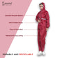 Cockatoo RNCT-01 Rain Coat with Pant | Oxford Material Rain Coat for Men & Women| Red