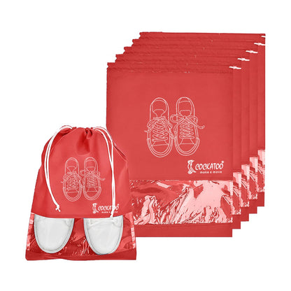 Cockatoo Shoe Bag for Travel & Storage| Travelling Shoe Storage Bag| Shoe Storage Organizer Bag - Pack of 12 Shoe Pouch