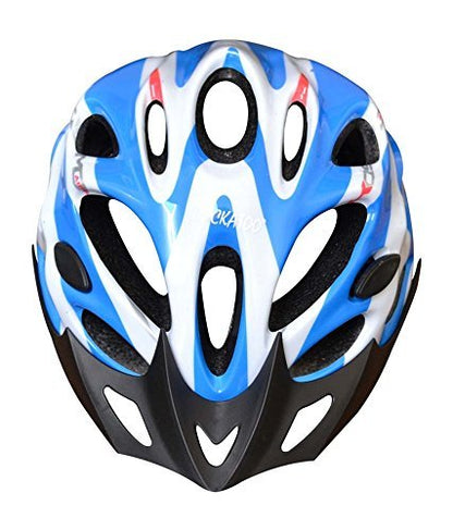 Cockatoo Professional Cycling/Skating Adjustable Helmet | Royal Blue and White