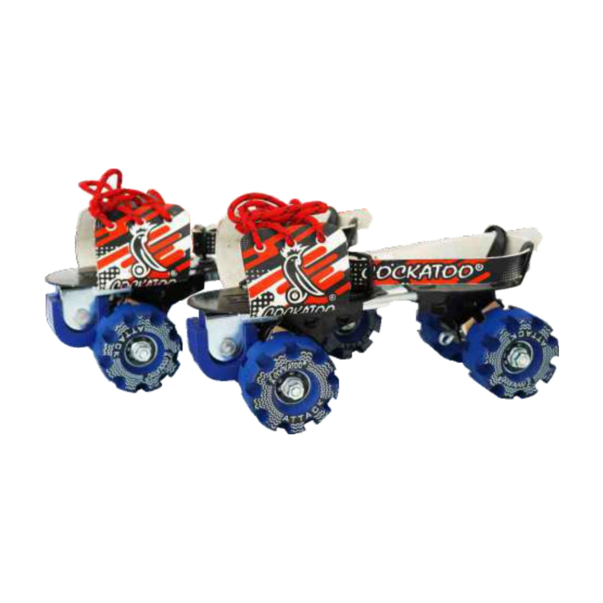 Cockatoo Attack Adjustable 4 Wheel Roller Skates