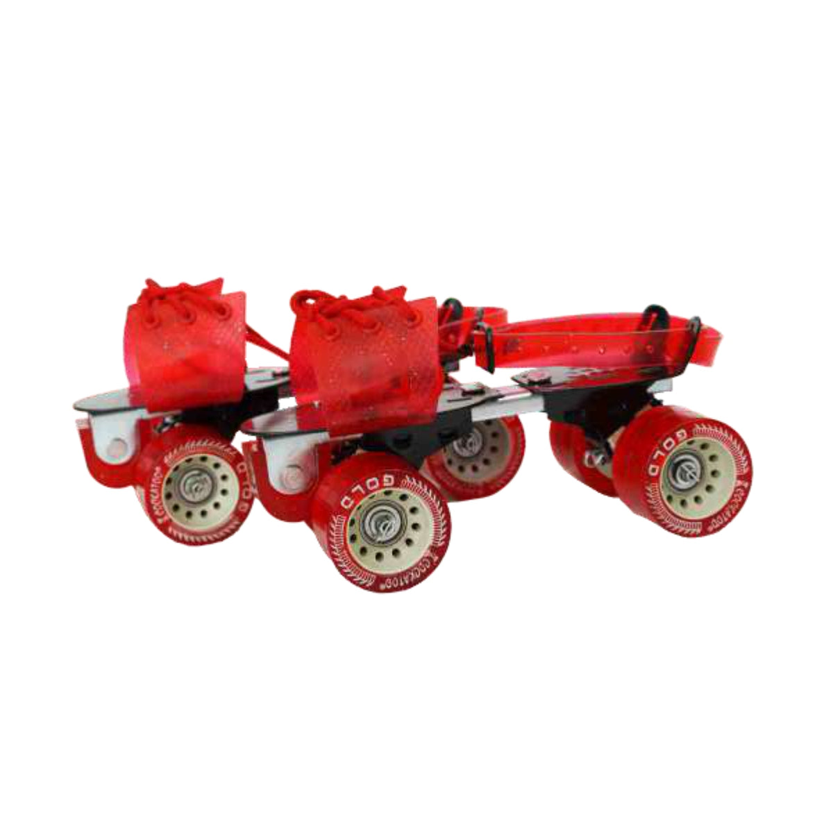 Cockatoo Gold Adjustable 4 Wheel Roller Skates