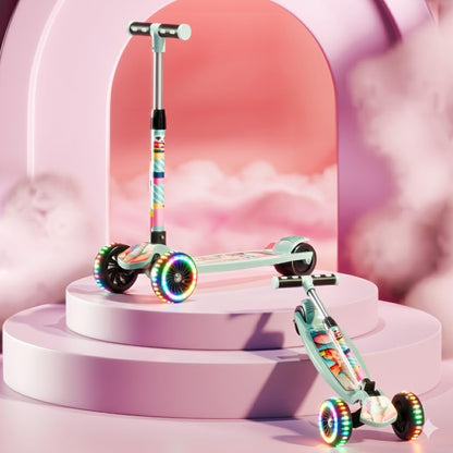 Cockatoo Little Bus | LED Kick Scooter | Kids Upto 2-8 Yrs| 4 Adjustable Height