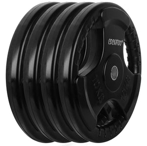 Cockatoo Regular | 31 Rubber Olympic Weight Plates | Senior 10kg