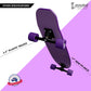 Cockatoo 17 Inch PVC Skateboard | Anti-Skid With 608Z Bearing