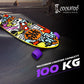 Cockatoo 22 Inch PVC Skateboard | Anti-Skid Penny Skateboard with 608Z Bearings