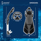 Cockatoo SS01 | Snorkel Set for Adults with Mask | Snorkeling Kit Diving Packages