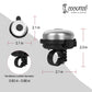 Cockatoo BB0 Lightweight Steel Bicycle Bell | Durable Bell for Cycle