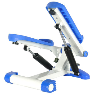 Cockatoo Mini Elliptical Pedal Stepper with Display Screen | Blue and White