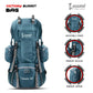 Cockatoo Victory Summit 60L Rucksack Trek Bag | With Rain Cover | Waterproof | Scratch Proof | Cyan & Grey