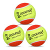 Cokatoo Tennis Ball Cricket Tennis Ball Light Tennis Ball for Cricket Tournament, Street Match Cricket Ball Tennis for Lawn Cricket Soft Tennis Balls (Pack of 3) - Orange Yellow