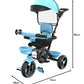 Cockatoo Little Traveller Tricycle For Kids 2 -5 yrs| Tricycle With Parental Control, Canopy & Push Handle