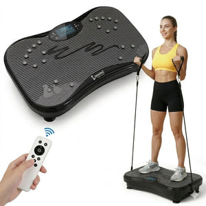 Cockatoo Ultravibe V5 Vibration Plate Machine| With Remote| Multi Program Modes| BT & LCD Display