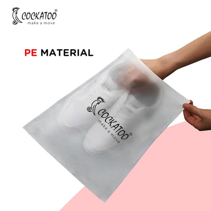 Cockatoo PE Shoe Bag for Travel & Storage |Shoe Storage Organizer Bag |Pack of 10