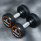 ROUND RUBBER COATED DUMBBELLS