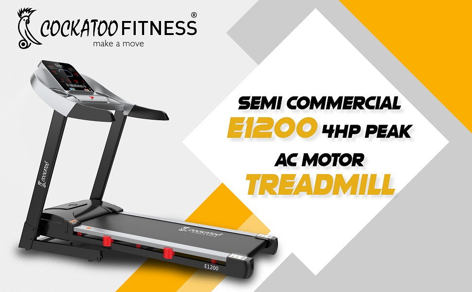 LIGHT COMMERCIAL MOTORISED TREADMILL E1200