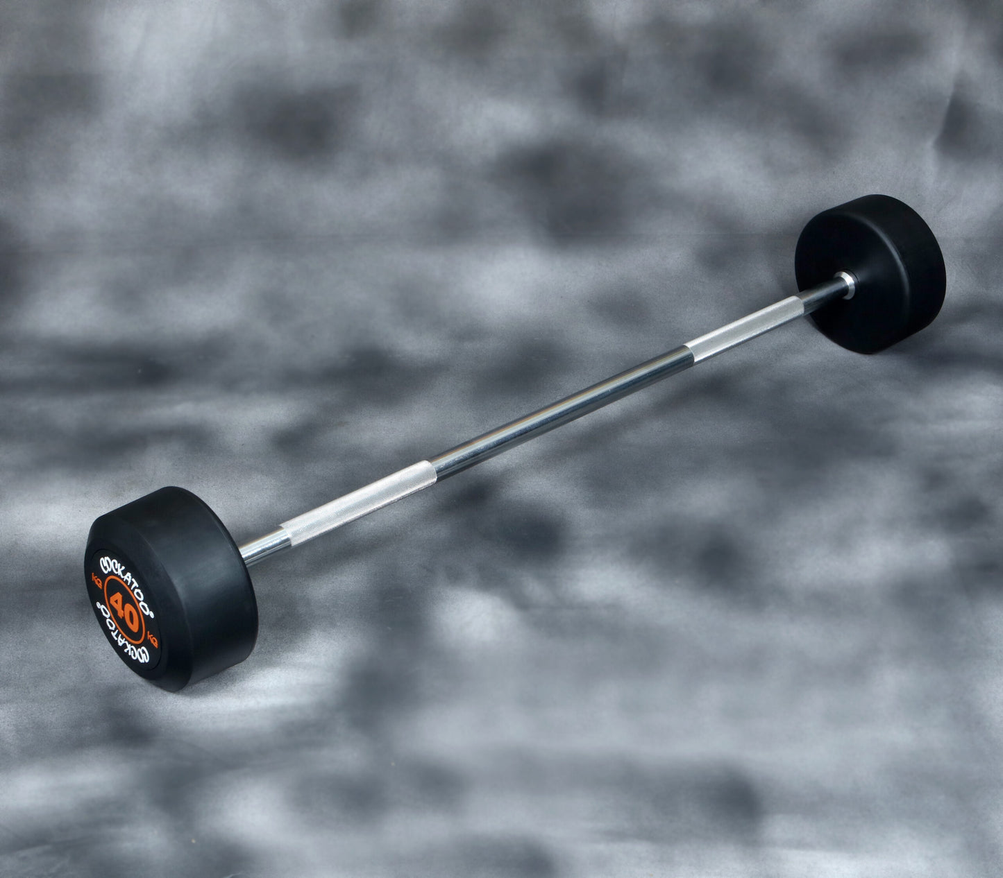 Straight Barbell Rod With Fixed Weight