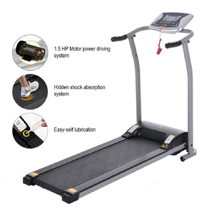 Motorised Treadmill CTM 08 | 1 HP DC continuous (1.5 HP Peak) motor | Speed 1~10 kmph