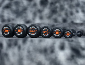 Cockatoo Straight Barbell Rod With Fixed Weight - detail shot