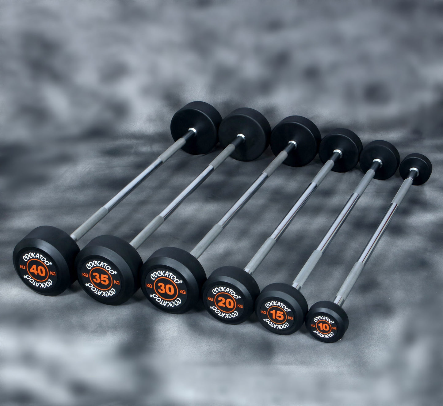 Straight Barbell Rod With Fixed Weight