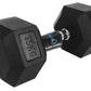 Cockatoo Hex Rubber Dumbbells (Pairs) - Premium Quality, Odor-Free, and Durable Workout Weights