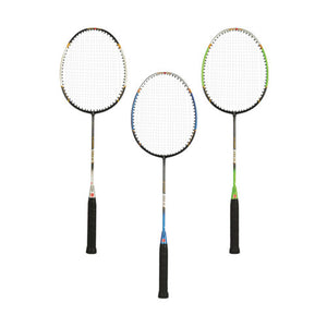 Cockatoo Uni-Piece Graphite shaft Badminton Racket Set | Includes 3 Rackets