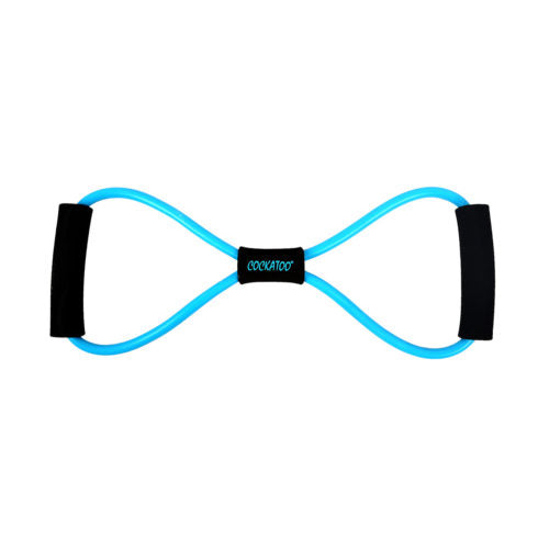 Cockatoo Sports Soft Expander Medium Resistance - Figure-8 Design for Upper Body Strength and Better Back Shape