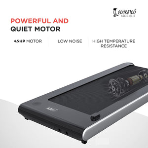 Cockatoo WP100 (4.5HP Peak) Ultra Slim Walking Pad - detail shot