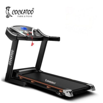 Cockatoo CTM-03 2 HP ( 4 HP Peak) DC-Motorised Treadmill ( Max Speed: 1-14 km/hr , Max Weight: 110 Kg ) with Free Installation Assistance and Fat Measure & Other Features