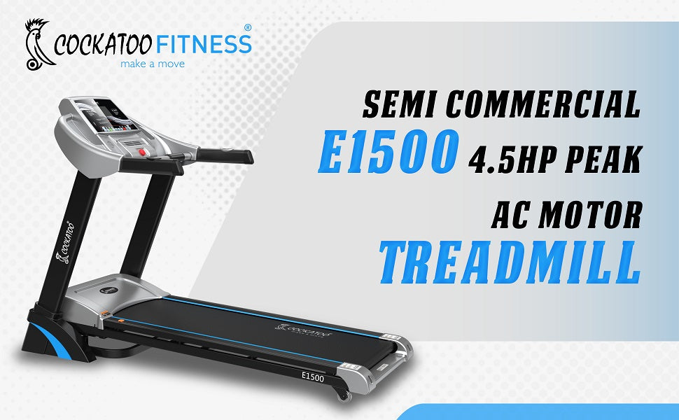 LIGHT COMMERCIAL MOTORISED TREADMILL E1500